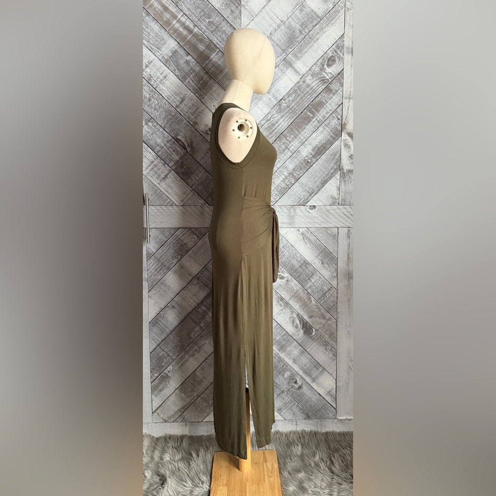 MICHAEL STARS REVOLVE NWT Tie Front Maxi Dress💚 - Picture 9 of 12